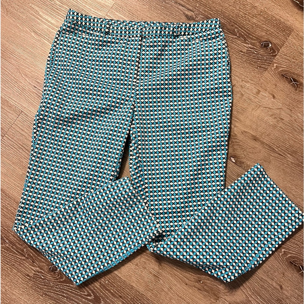 Worthington Geo Print Ankle Pants